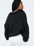 Quinten Sweater Black Princess Polly  Cropped 