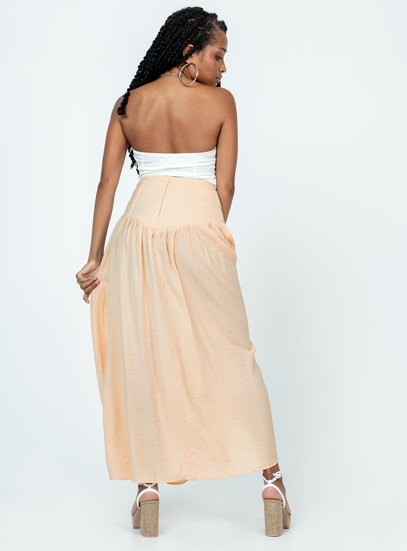 dich henderson maxi skirt /beige以下公式サイトより引用です