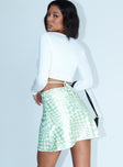 Gabrielle Mini Skirt White