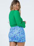 Lyon Mini Skirt Blue