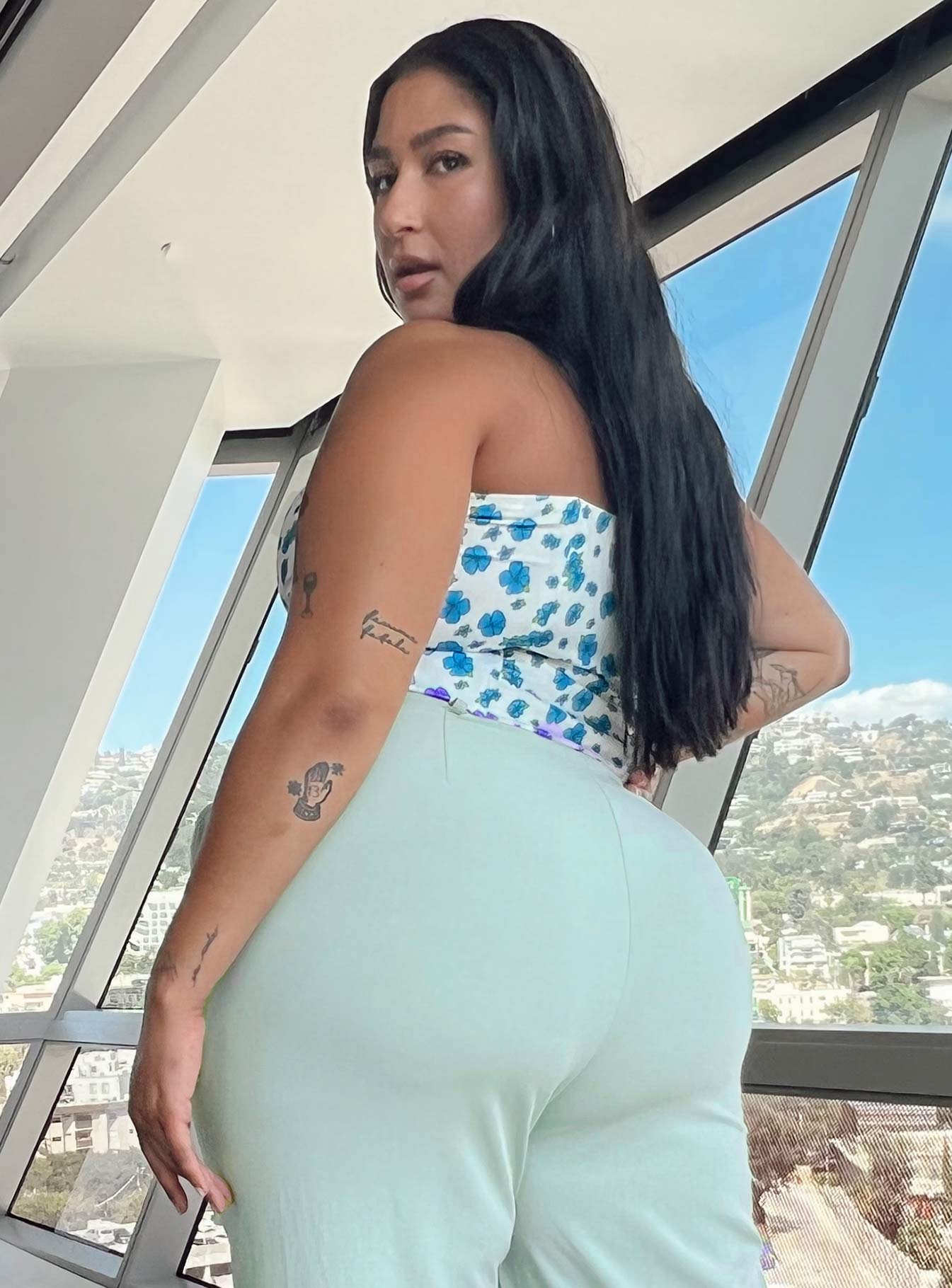 product Princess Polly Sleeveless Sweetheart  In The Moment Strapless Top White / Blue Curve