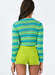 Rowen Basic Knit Shorts Green