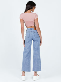 product Princess Polly High Waisted  Denver Denim Jeans Mid Wash