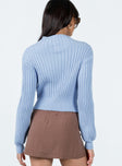 Cardoc Sweater Blue Princess Polly  Cropped 
