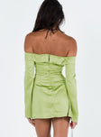 product Princess Polly Asymmetric Neckline  Mayla Corset Mini Dress Green