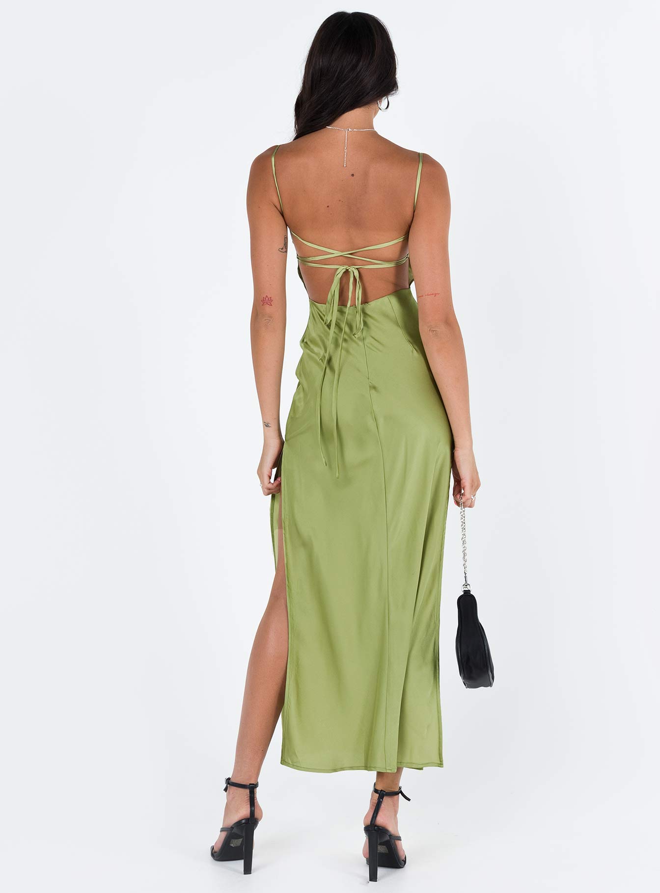 Leyana Maxi Dress Green | Princess Polly Leyana Maxi Dress Green | Princess Polly