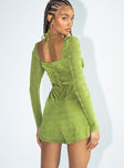 Loriella Long Sleeve Romper Green