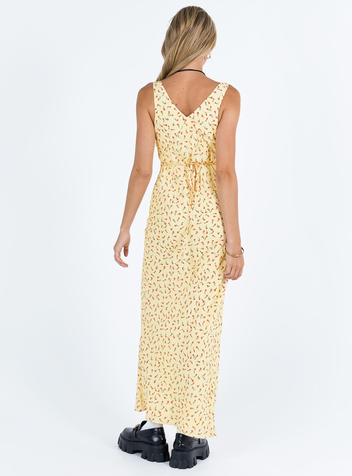 Nellie Maxi Dress Yellow | Red Floral | Yellow | Red Floral | Womens | Princess Polly Nellie Maxi Dress Yellow | Red Floral | Yellow | Red Floral | Womens | Princess Polly