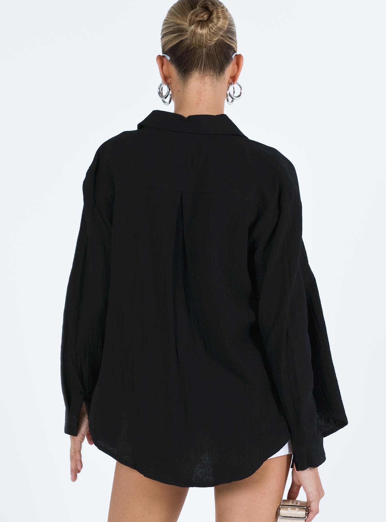 product Princess Polly Sleeveless High Neck  Mahalia Shirt Black