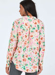 Princess Polly  Jaelin Shirt Floral Multi