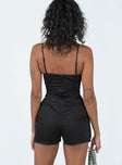 Romper Adjustable & removable shoulder straps  Inner silicone strip at bust  Invisible zip fastening at back 