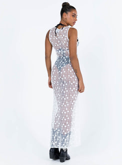 product Princess Polly Crew Neck  Britton Lace Maxi Dress White