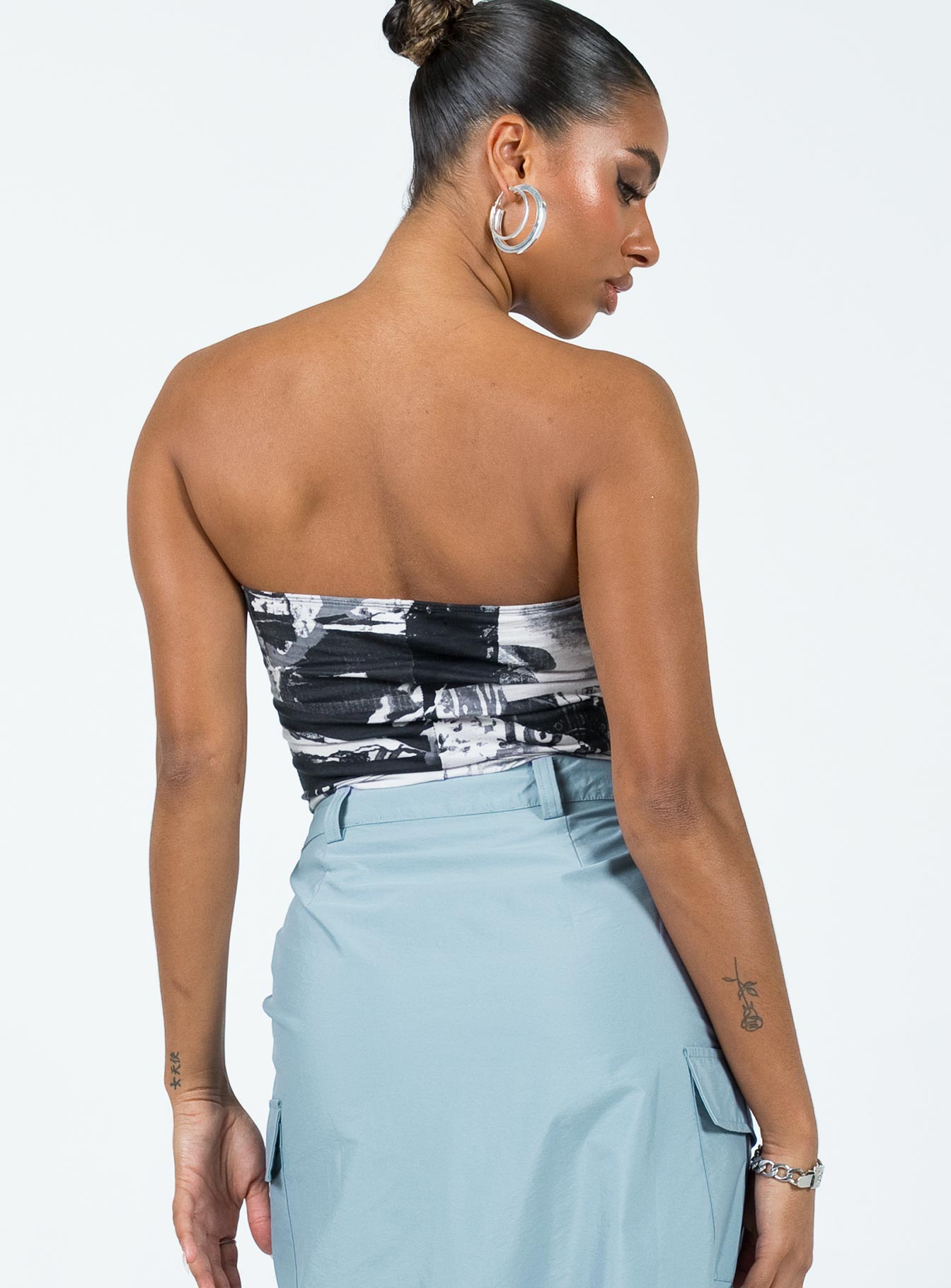 product Princess Polly Sleeveless Sleeveless Crew Neck Crew Neck  Motel Shae Top Photo Collage Grey