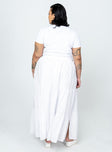 product Korban Maxi Skirt White Curve Princess Polly  Maxi 