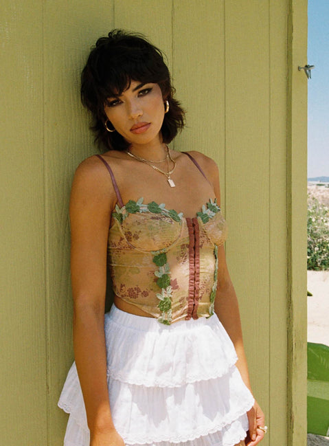 product Princess Polly Sleeveless High Neck  Enchanted Corset Multi