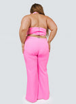 product Princess Polly  Marcia Flare Pant Pink Curve