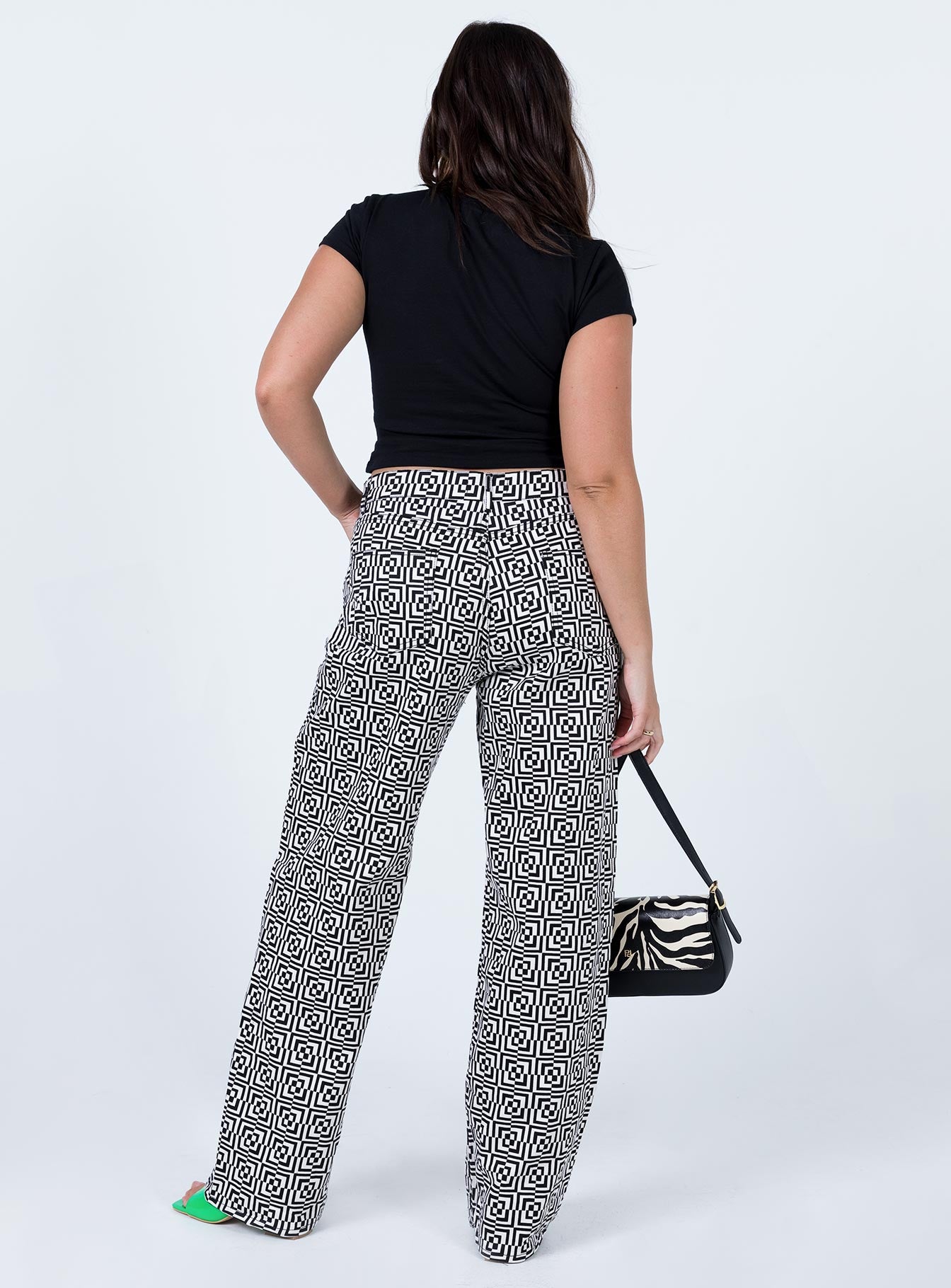 Shop Solid Parallel Pants with Elasticated Waist Online | R&B UAE