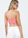 product Princess Polly Sleeveless Square Neck  Adamson Bustier Top Pink