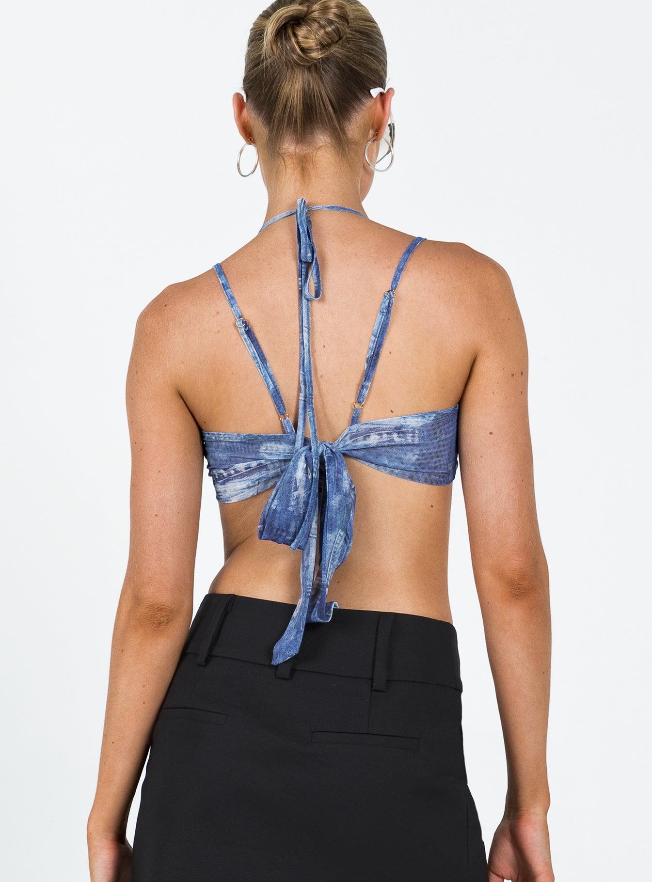 product Princess Polly Sleeveless Scoop Neck  Menzel Top Blue