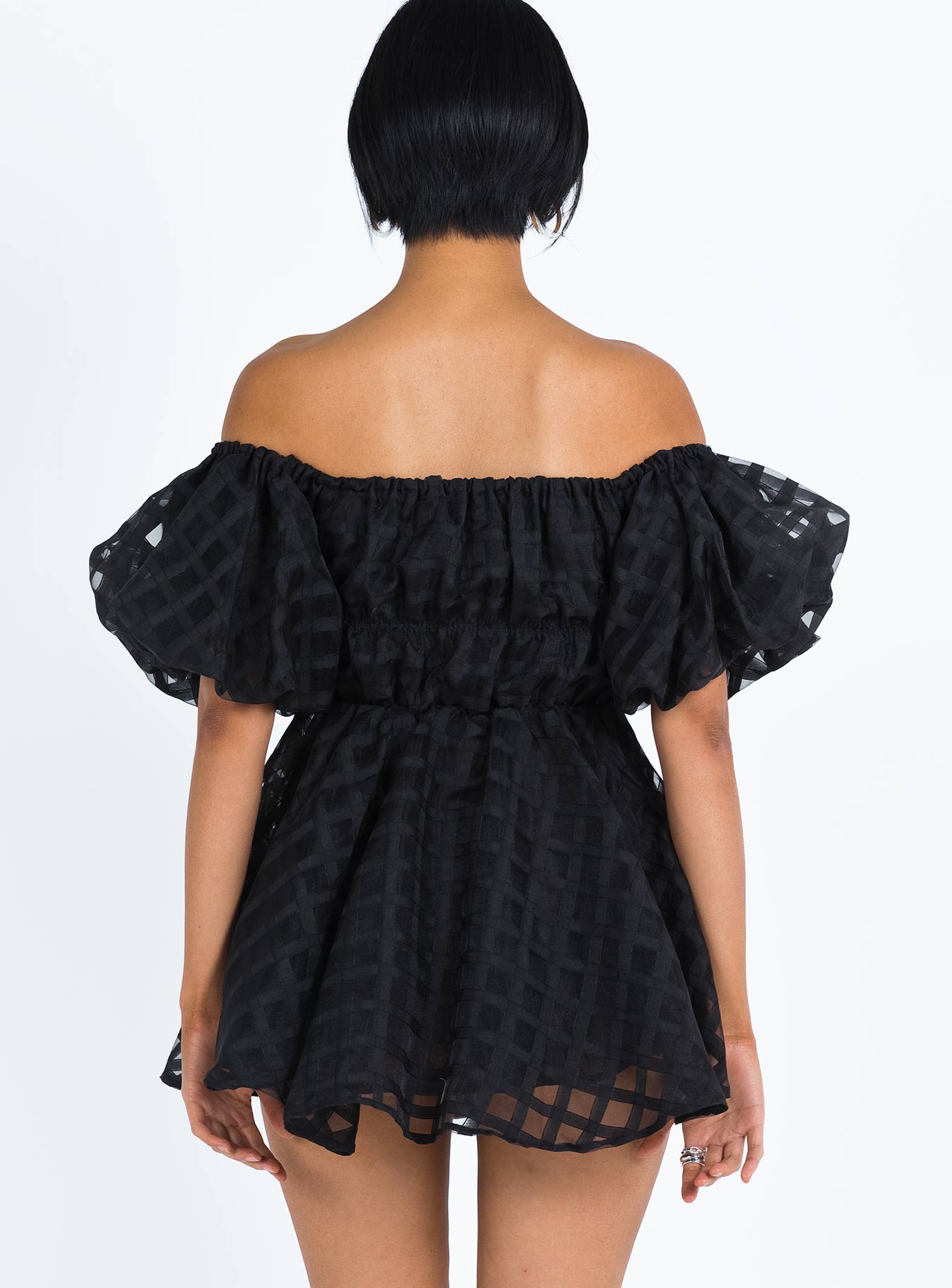 product Princess Polly Asymmetric Neckline  Pascali Mini Dress Black