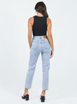 product Princess Polly High Waisted  Curzon Mom Jeans Denim