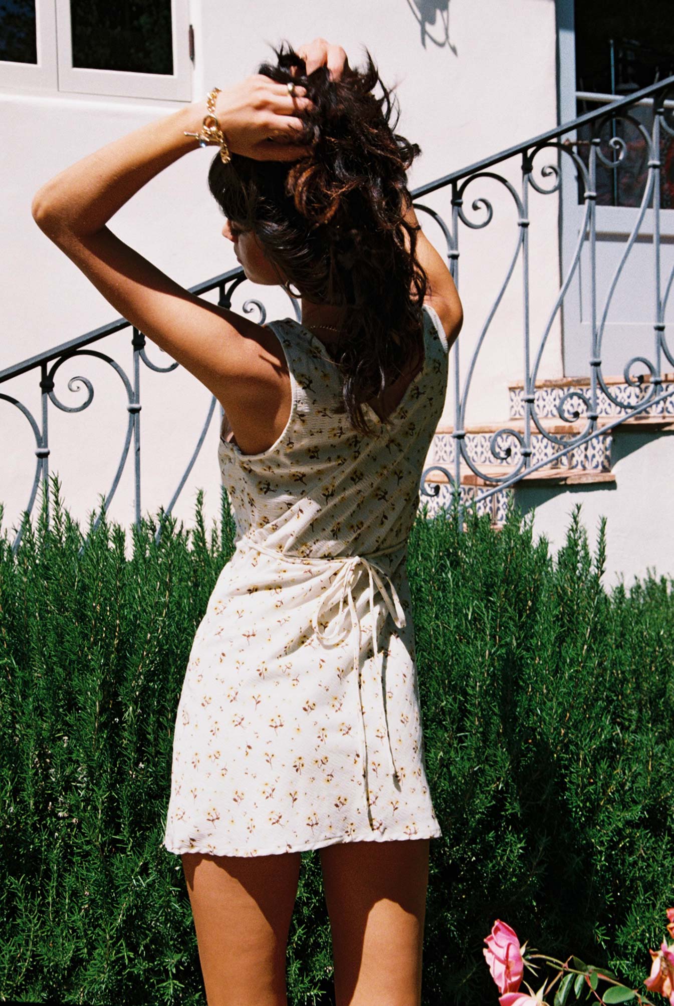 Nellie Mini Dress White / Yellow Floral | Princess Polly Nellie Mini Dress White / Yellow Floral | Princess Polly