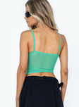 Crop top Sheer mesh & lace material  Adjustable shoulder straps  Wired cups  Double pointed hem 