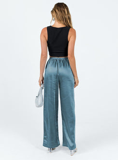 product Princess Polly High Waisted Pants  Nixie Pants Slate