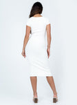 product Princess Polly Crew Neck  Ellisen Midi Dress White