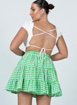 Marlie Mini Skirt Green