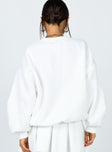 Yin Yang Sweatshirt White