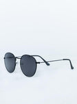 Golden Hour Sunglasses Black