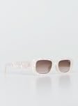 Creeper Sunglasses Pearl White