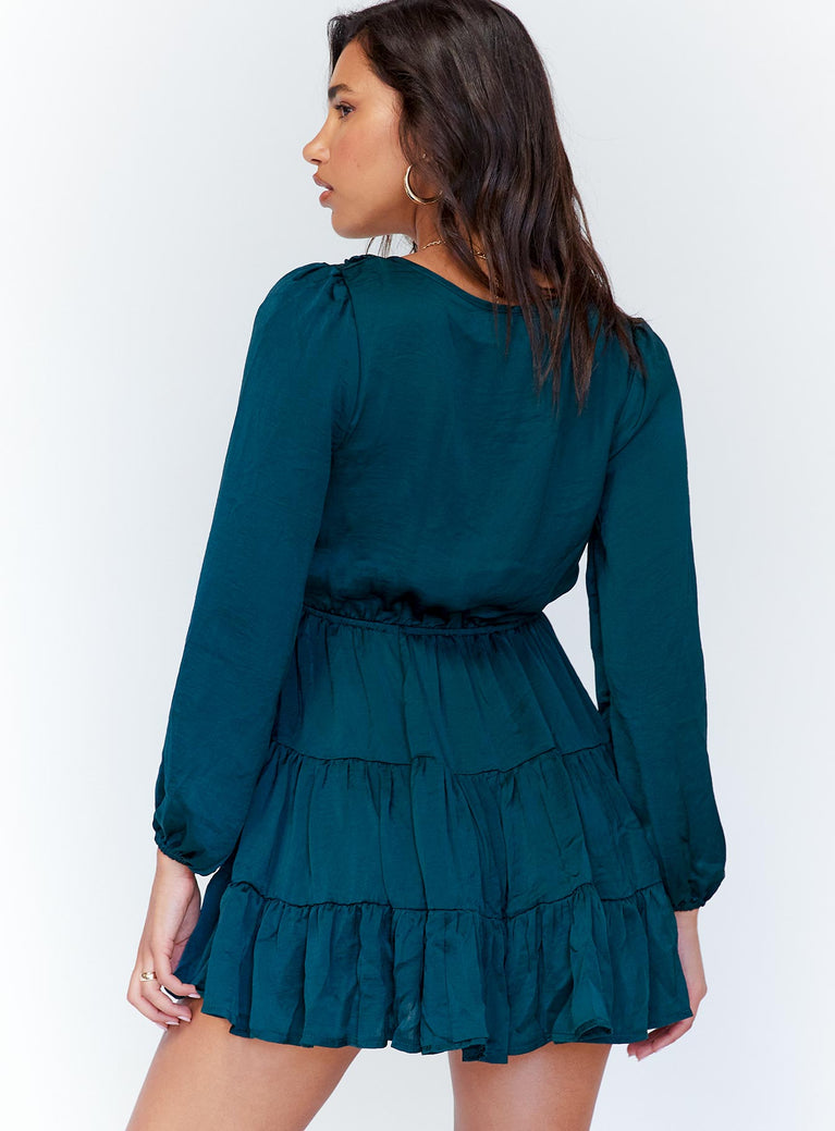 Randi Mini Dress Teal