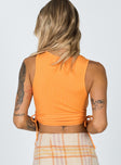 product Princess Polly Sleeveless Crew Neck  Samara Top Orange