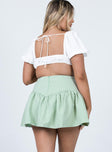 Delphie Mini Skirt Green