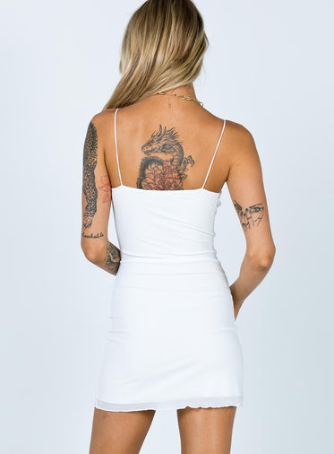 Sugar Mini Dress White