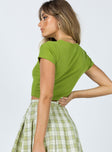The Classic Cropped Tee Green
