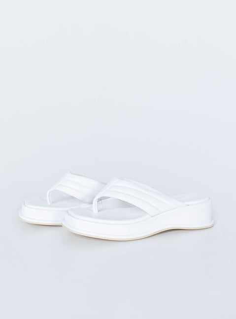 Pump It Up Platforms White