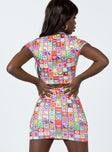 Pixel Mania Mini Skirt Multi