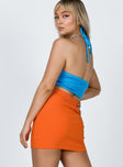 Felix Mini Skirt Orange