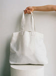 Tote bag 100% organic cotton Canvas material  Graphic print  Twin handles  Single internal pocket  Flat base 