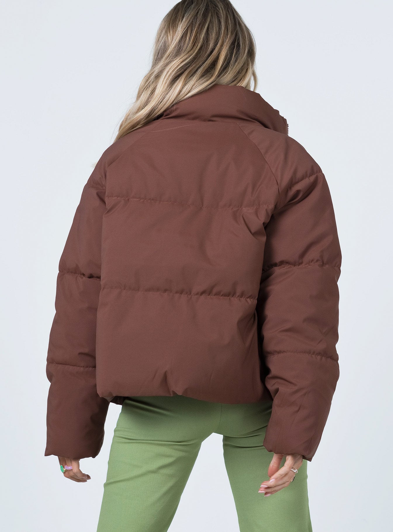 Zaria Puffer Jacket Brown
