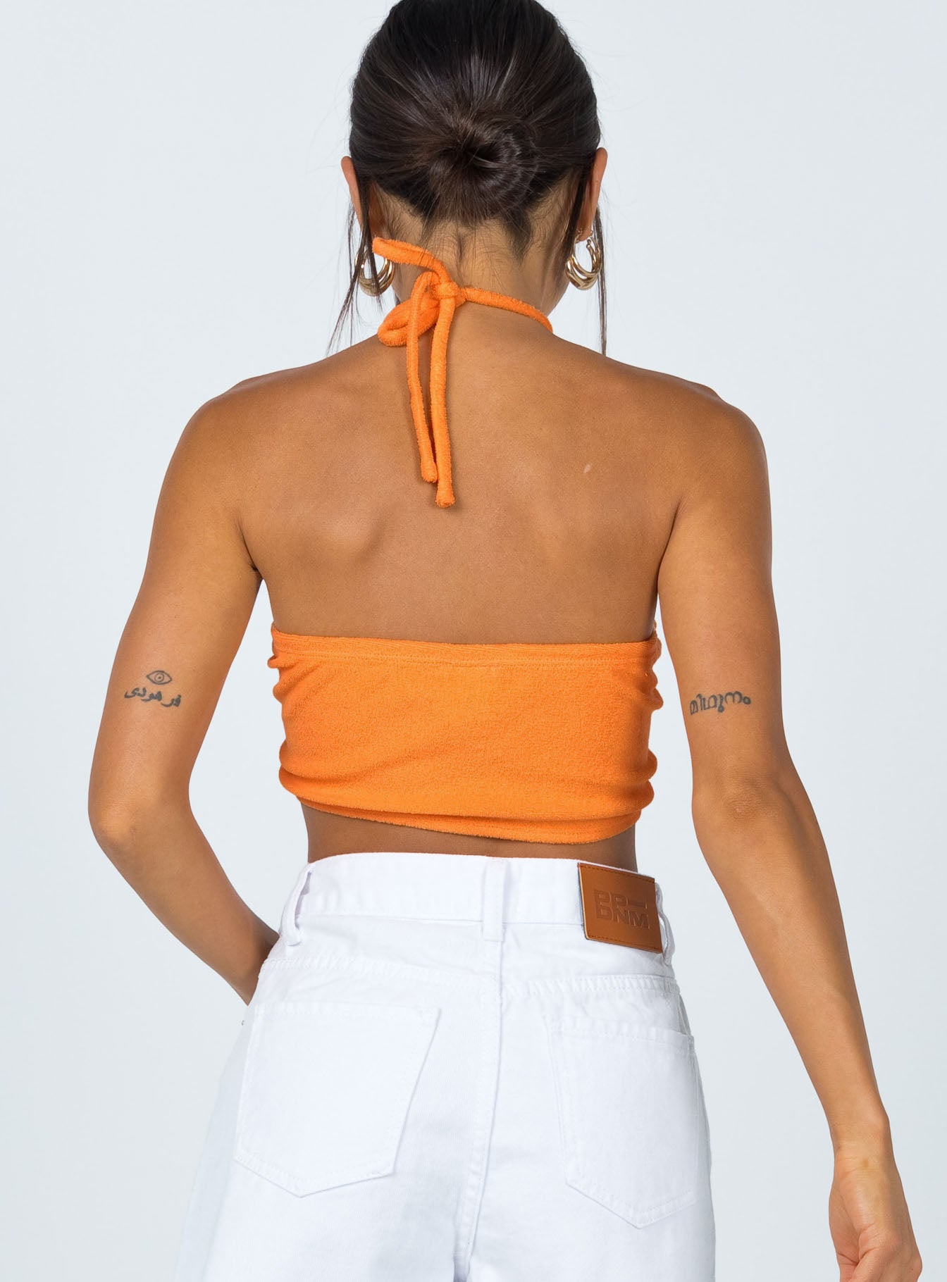 product Princess Polly Full Sleeves Sweetheart  Clarke Top Orange