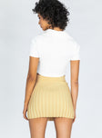 Charlene Mini Skirt Beige
