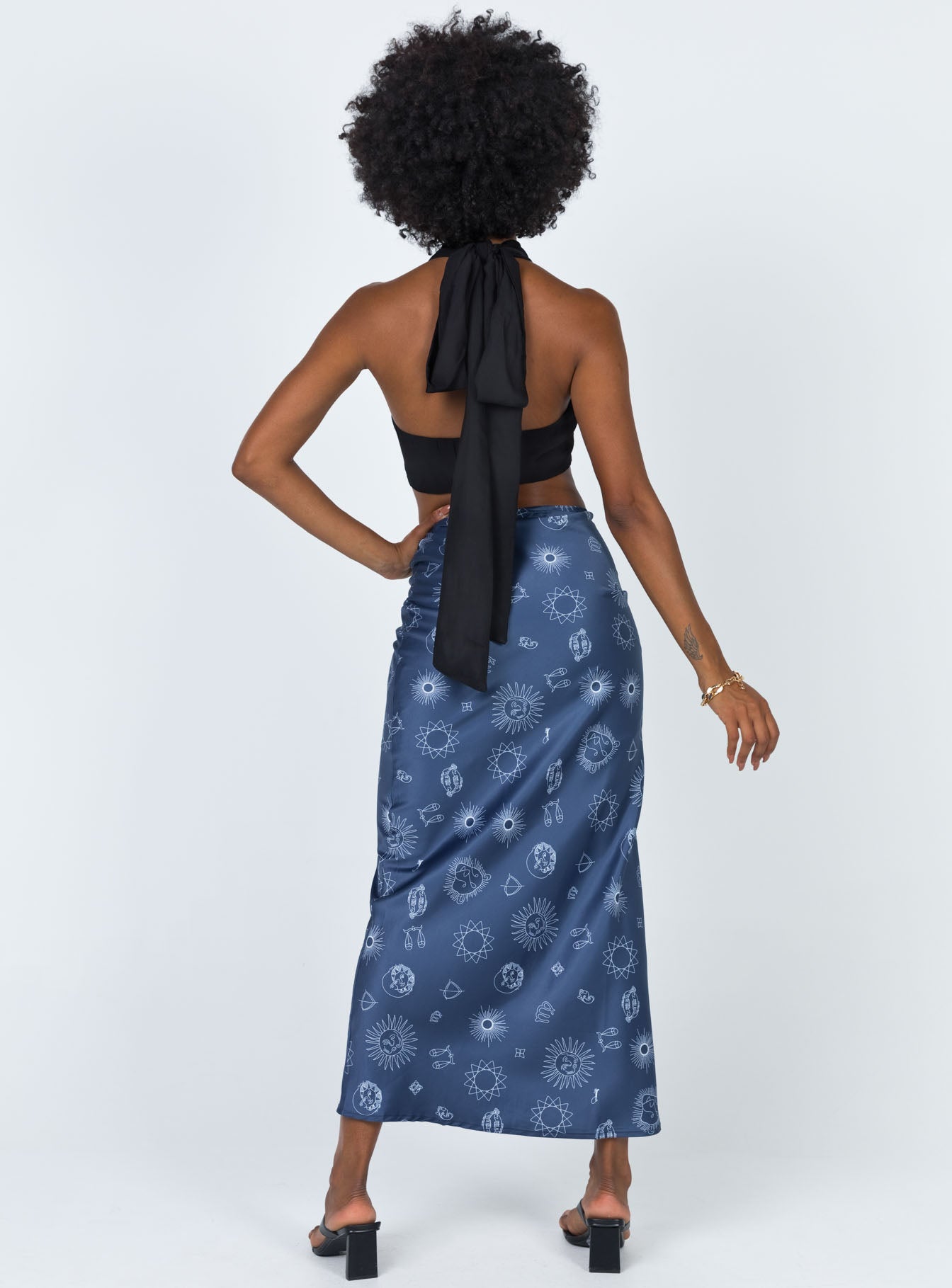 product Miller Midi Skirt Blue Princess Polly  Maxi 