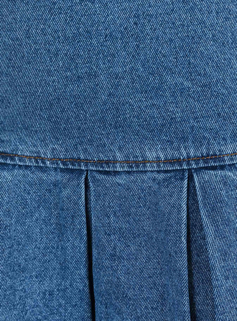 product Rescue Me Pleat Mini Skirt Denim Princess Polly  Mini Skirts 
