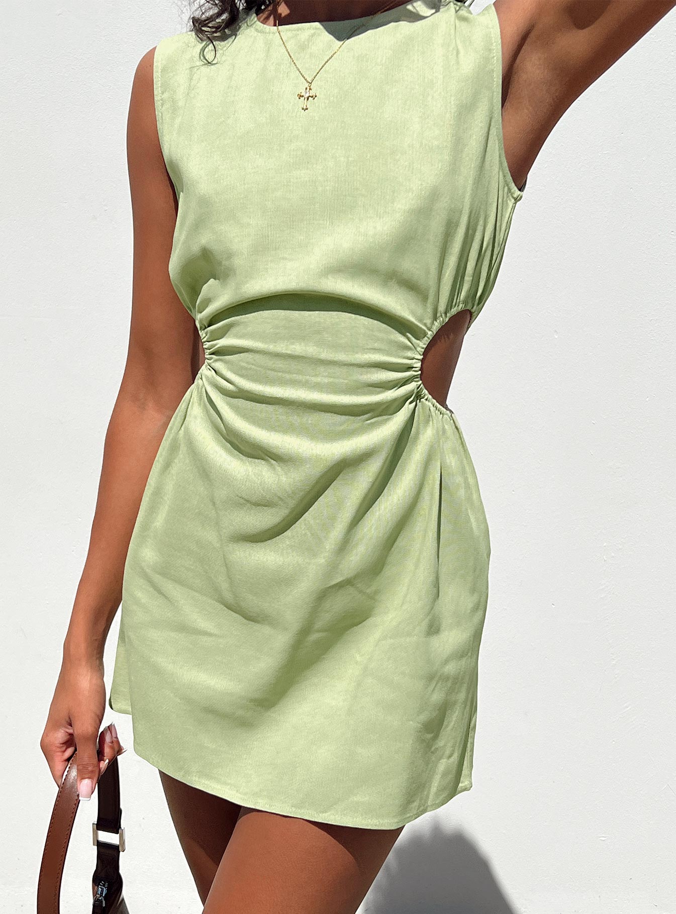 Mayzie Mini Dress Green | Princess Polly Mayzie Mini Dress Green | Princess Polly