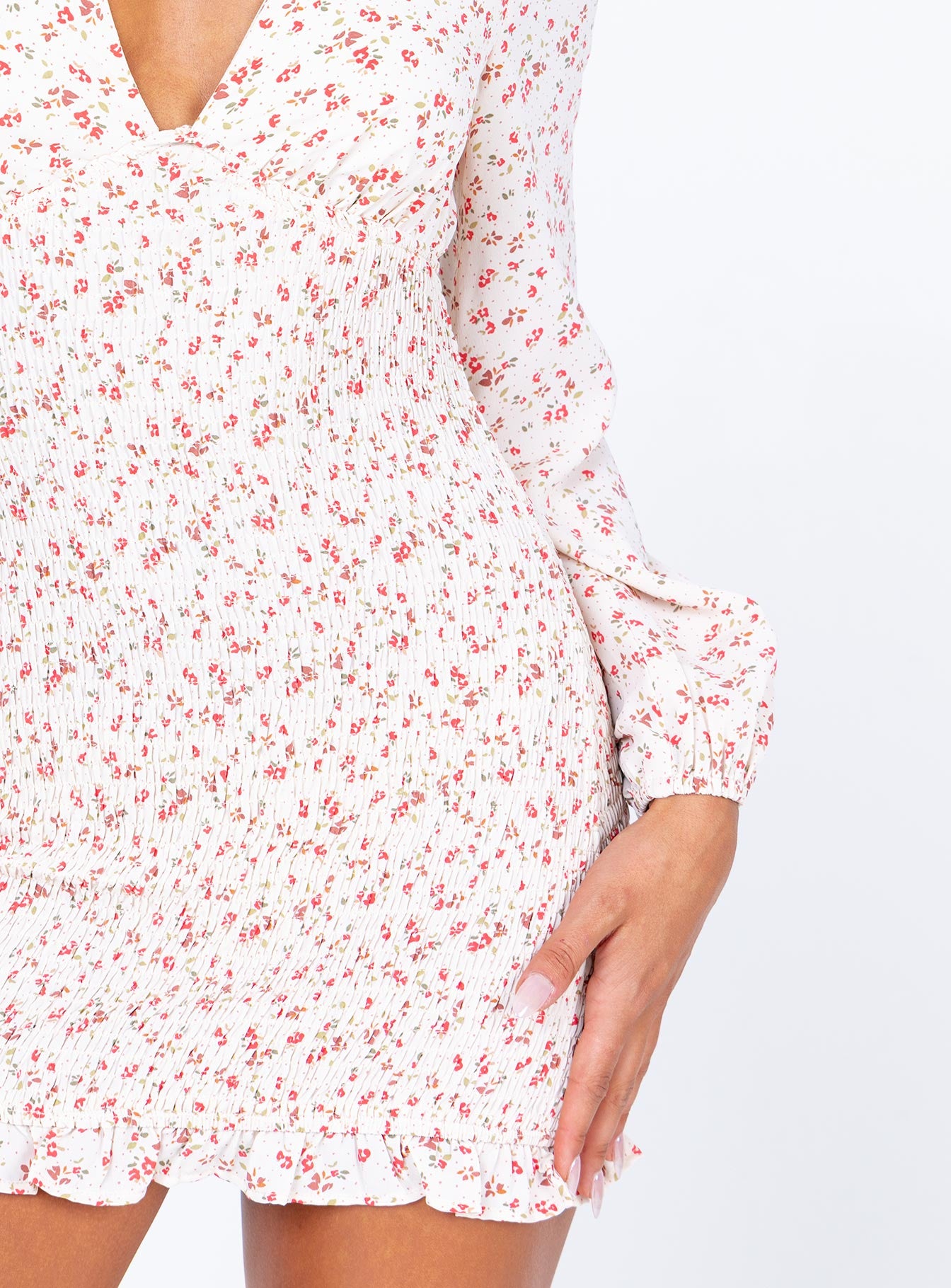 product Princess Polly Sawyer Long Sleeve Mini Dress Multi 