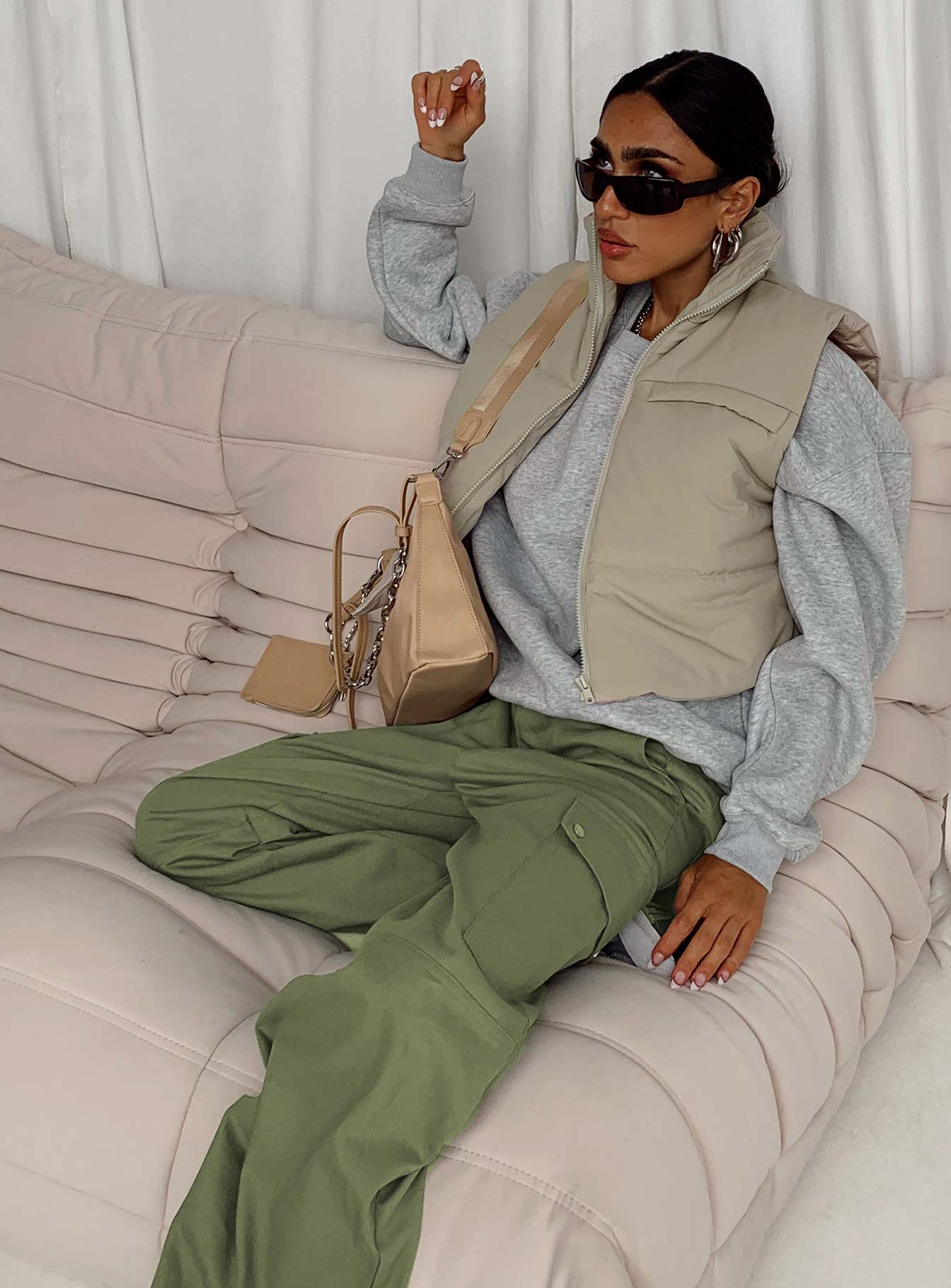 Club Basic Crewneck Sweatshirt Grey Princess Polly  regular 